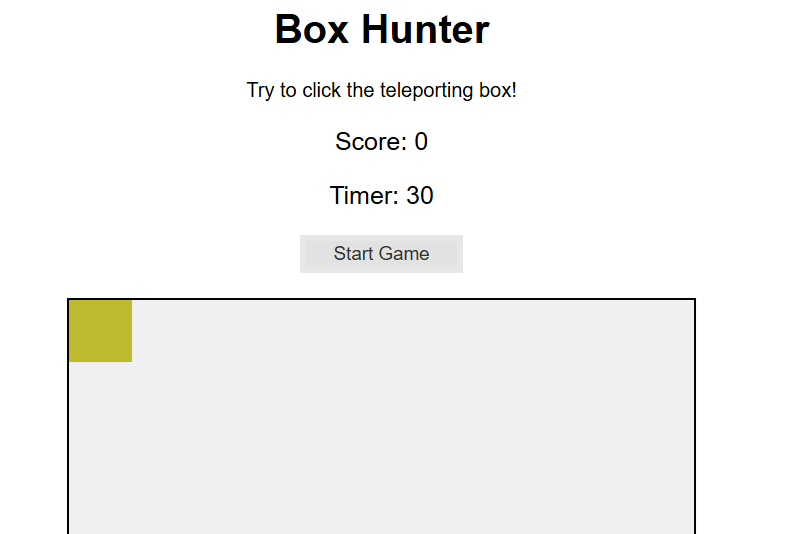 Box Hunter Game